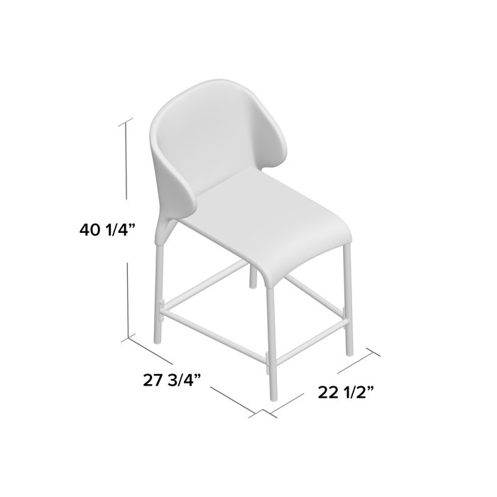 Brayden Studio® Petti 25.5" Patio Bar Stool & Reviews Wayfair
